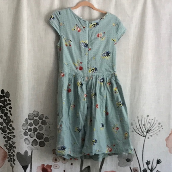 Girls Floral Pattern Gap Dress - Picture 2 of 2